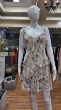 Love Shack Fancy Women’s Serima Dress Dusty Lavender Size S NWT MSRP $445
