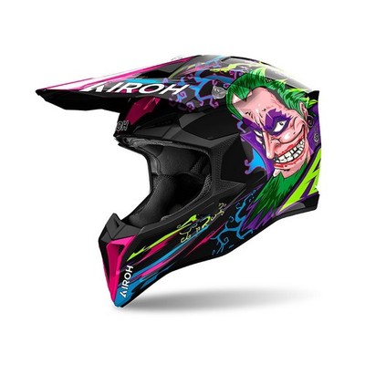 AIROH WRAAAP MUSIC GLOSS HAWRA1066 Motocross MX Helmet Size X-Large