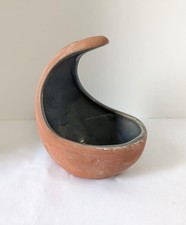 Haeger Hanging Orb Planter #350 Rare Clay Gra...