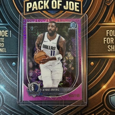 2025 Bowman Chrome Mega Box Pink Mojo Refractor /199 Kyrie Irving #BCV-130 1ny5