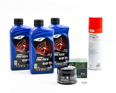 Wartungskit Entleerung für BMW F 750 GS von 2018 bis 2023 ELF MOTO 4 PRO TECH...