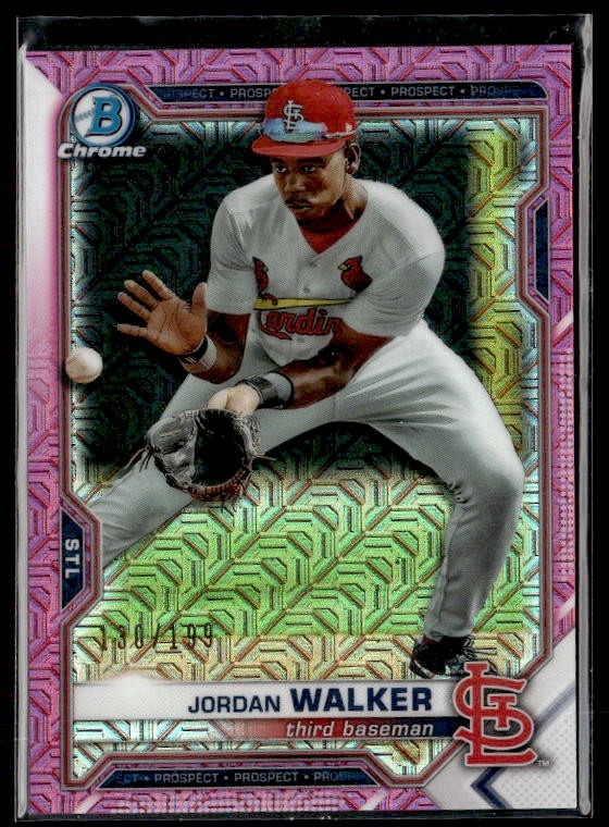 L88,902 - 2021 Bowman Chrome Mega Box Prospects Pink #BCP236 Jordan Walker /199