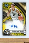 2024-25 Bowman's Best U #B24-FL Autographs Yellow Lazer /75 Fletcher Loyer Auto