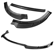 Front Bumper Lip Splitter for Dodge Charger SRT 2015-2023 Painted Black ABS