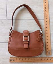 Vintage Coach 7584 Hamptons Hobo Shoulder Purse Cognac MSRP 295