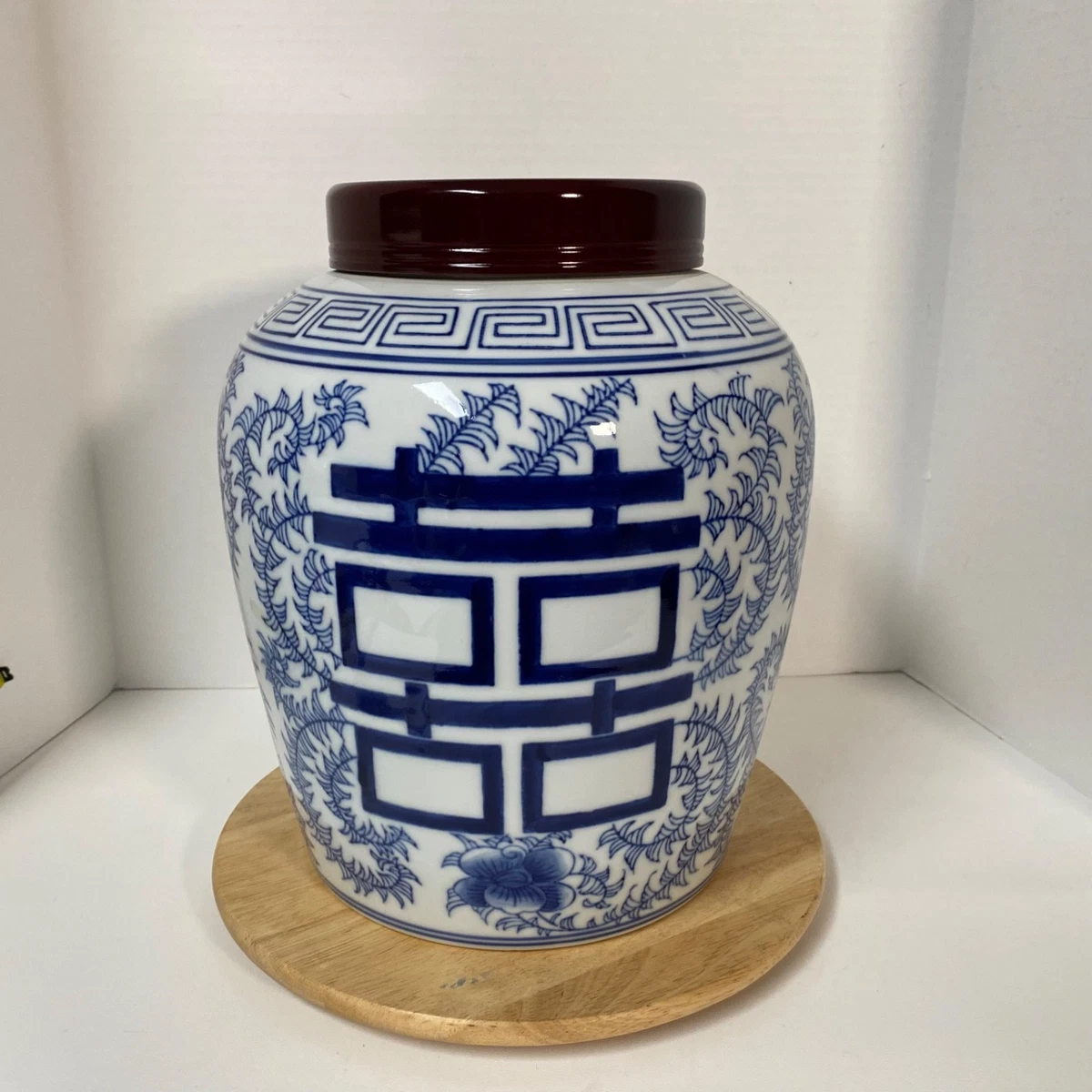 中国　花器 蓝色和白色罐在中国古董花瓶| eBay