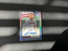 2026 USA Stars Stripes Prizm #TS-EH ETHAN HOLLIDAY Throwback AUTO 25/99 SILVER