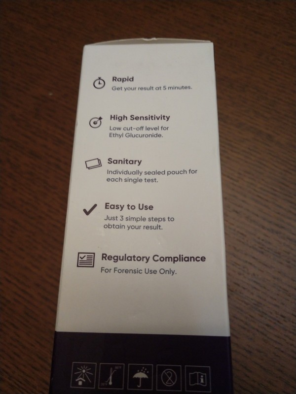 NEW Box of 5 Prime Screen EtG Alcohol Urine Tests Single Panel, Exp 8/26