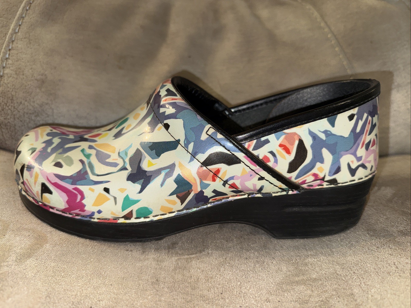 Dansko Professional Psychedelic Multicolor Patent… - image 2