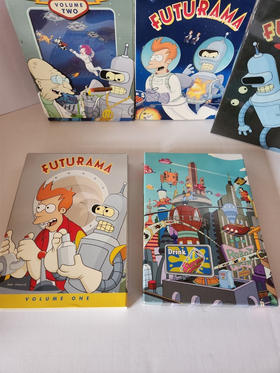 Futurama Volumes 1, 2, 3, 4 DVD Box Set Complete Seasons 1- 4