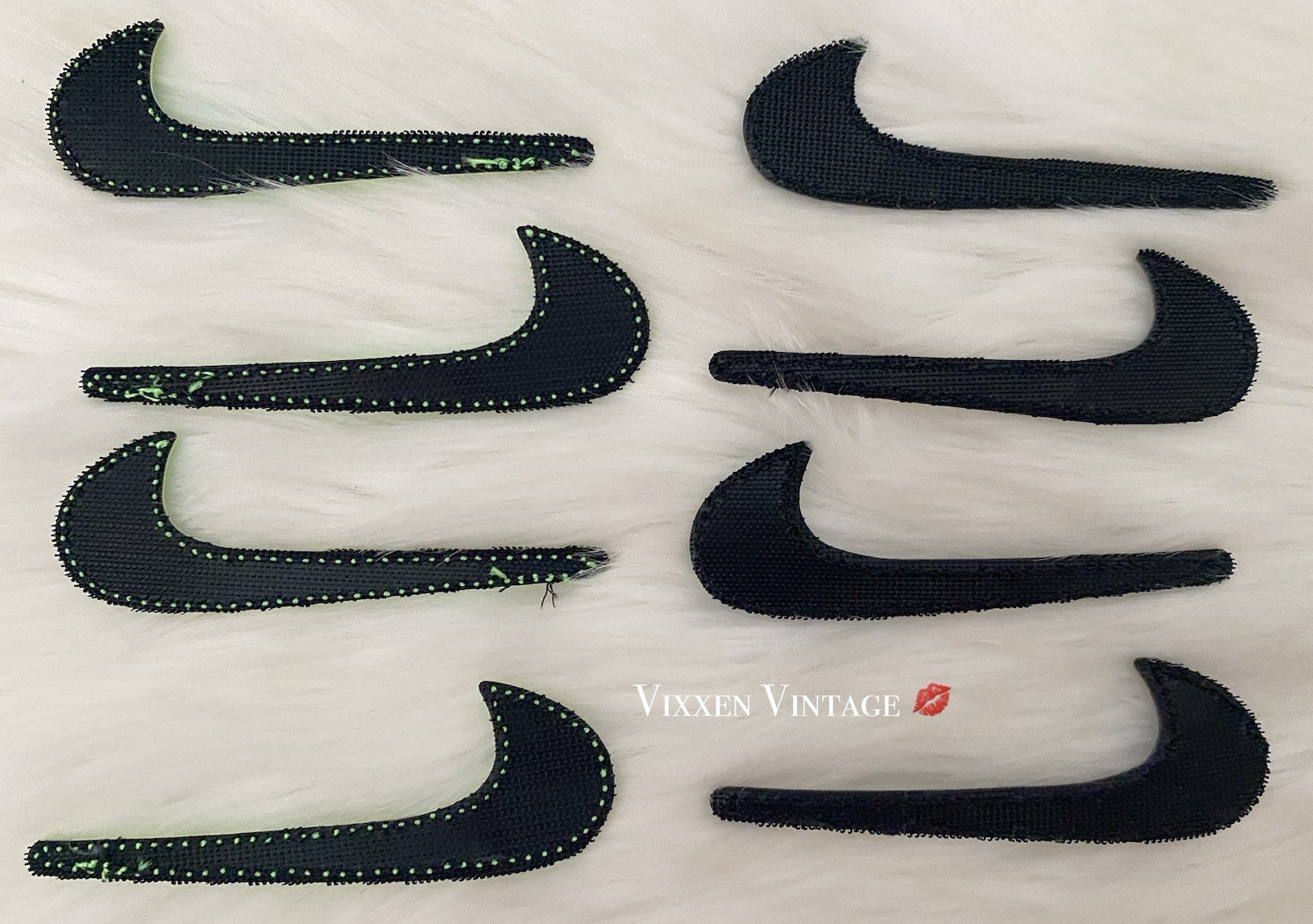 NIKE 'SWOOSH' PATCH REPLACEMENT INTERCHANGEABLE 4-PAIRS BUNDLE LOT OF 8 thumbnail 6