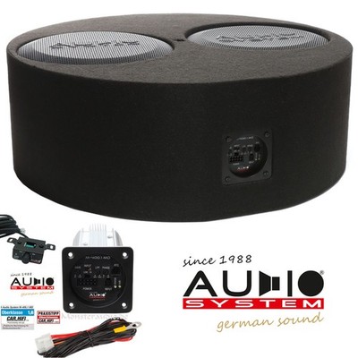 Audio System Subframe M10-2 EVO2 500W Aktivsubwoofer Reserverad Reserveradmulde