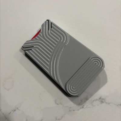 3d Printed Wallet Hold Your Cash And Your Cards, Has A Slide That Lifts Cards
