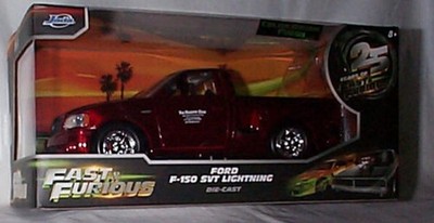 Fast & Furious Ford F-150 SVT Lightning Farbpinsel 1-24 Jada 25th Anniversary