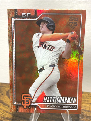 2026 Topps Series 2 Orange Sun Foil #561 Matt Chapman SAN FRANCISCO GIANTS
