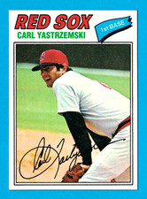 1977 Topps #480 Carl Yastrzemski NM-MT *CENTERED* Boston Red Sox