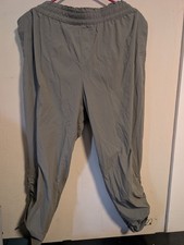 COLUMBIA Ruched Leg Jogger Hiking Pants Lightweight Packable XL Regular Green