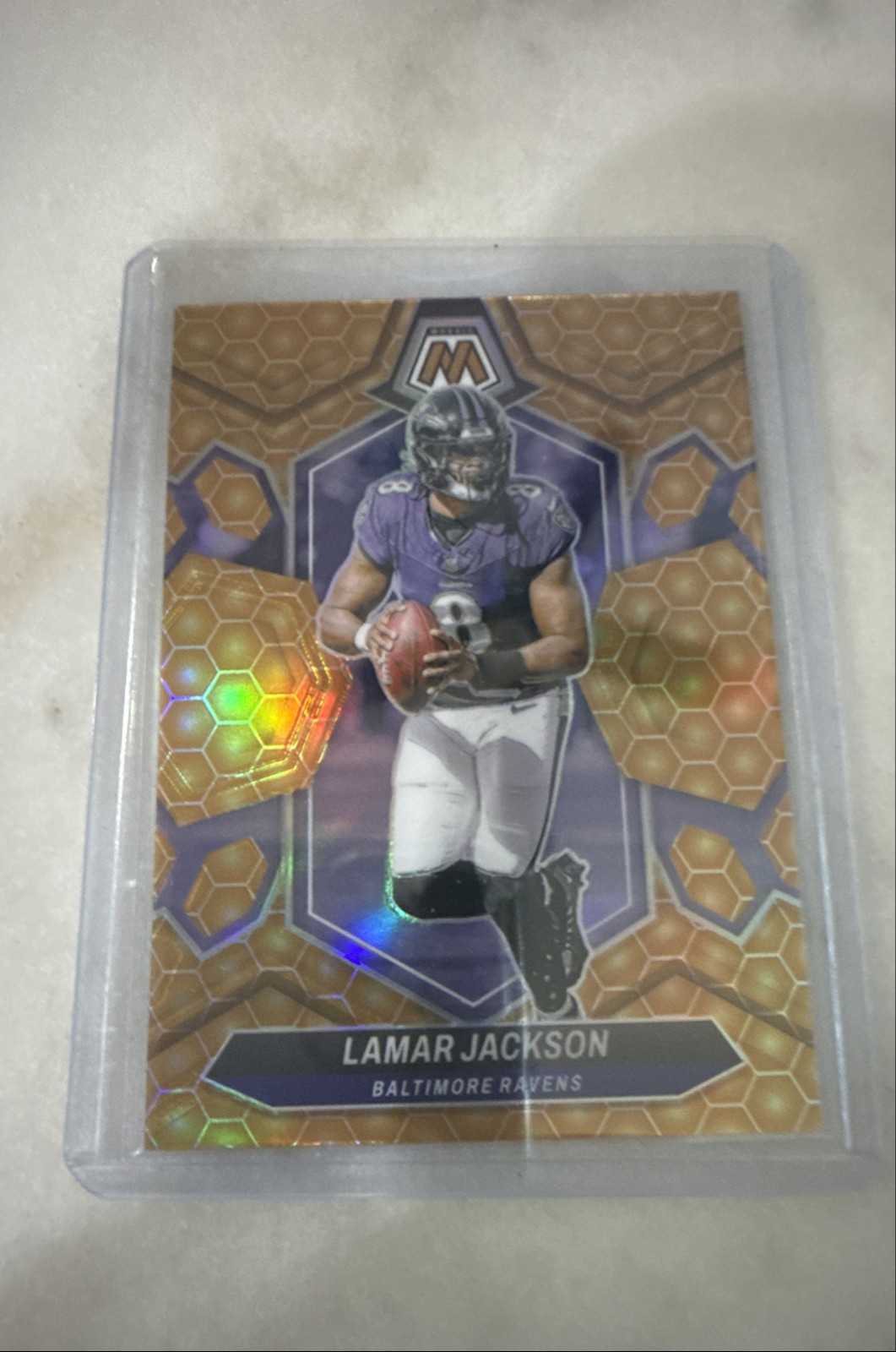 2024 Panini Mosaic - Lamar Jackson #15 Honeycomb Prizm