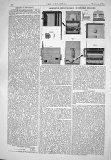 Antique Print Engineering 1866 Bowden Improvements Smiths Bellows Machinery