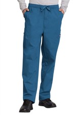 Cherokee Workwear Scrubs Men's Drawstring Cargo Pant Short 4000S CARW Caribbean