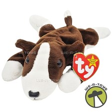 Ty Beanie Babies Bruno the Bull Terrier Dog Plush 1997