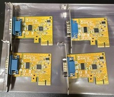 Lot of 4 Dell Sunix DB9 Serial Port RS-232 PCIe Interface Cards 0NT0HM 039G9N