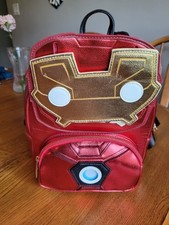 LoungeFly Pop! Mini zaino Marvel/Disney Iron Man Light Up - usato con cura