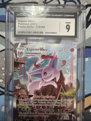 ESPEON VMAX 270/264 ALTERNATE ALT ART SECRET FUSION STRIKE POKEMON TCG
