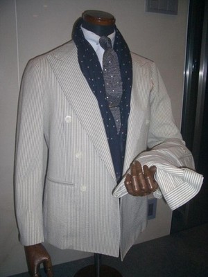 RING JACKET x Nano Universe Seersucker Set-Up Zweireiher Anzug Herren Gr.44