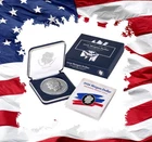 🇺🇸 2026 Morgan Silver Dollar Dual Date 250th Privy Reverse Proof Coin In Hand