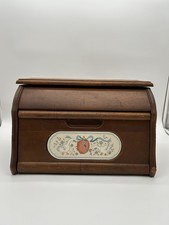 Vintage Goose Marmalade Wooden Bread Box Farmhouse Country Kitchen Decor Rustic