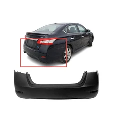 Bumper Cover for 2013-2015 Nissan Sentra S SL SV 850223SH0J NI1100292 Rear