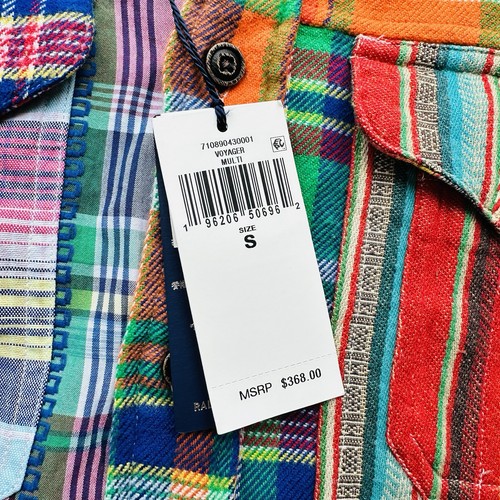 Polo Ralph Lauren Aztec Patchwork Shirt Camo Button Up NWT 368 - Picture 3 of 9