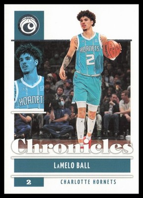 2021-22 Panini Chronicles #10 LaMelo Ball Charlotte Hornets Green Basketball