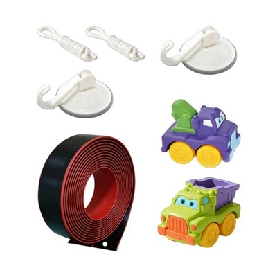 Rennwagen-Badespielzeug-Set, Badespielzeug, Rennwagen-Set, Geschenk, Saugnapf-Ba