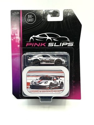 Jada Pink Slips Porsche 911 GT3 Cup (992) (chrome) 1:64 w