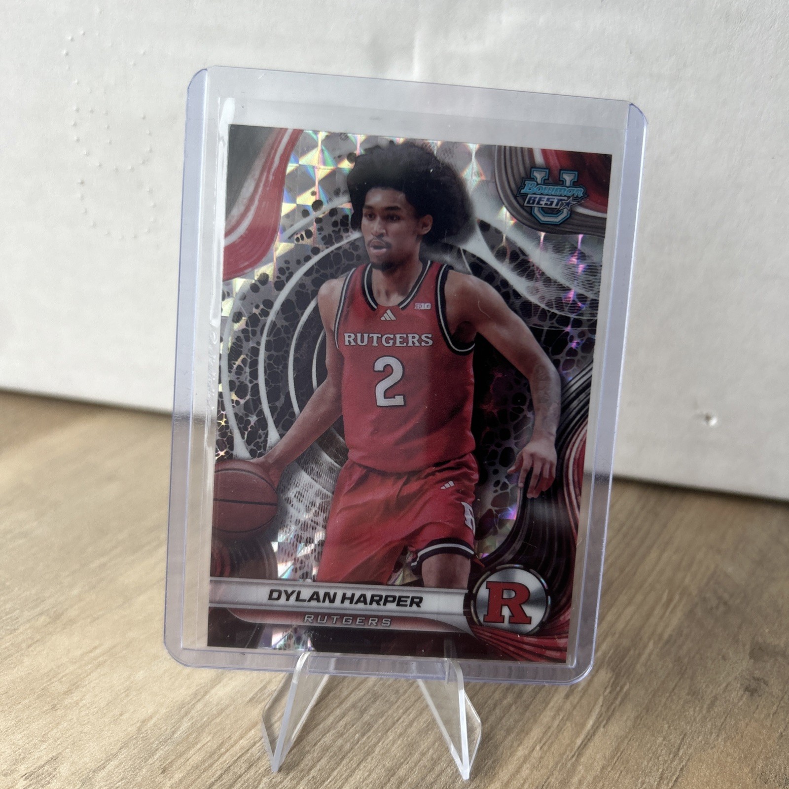 2024-25 Bowman University Best - Dylan Harper #22 Geometric Refractor (RC)