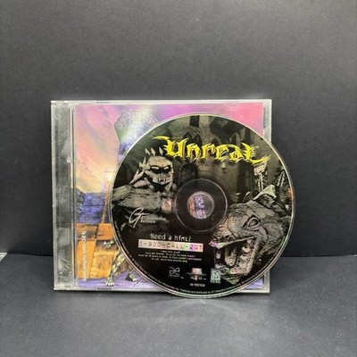 Unreal (PC, CD-ROM) 1998 GT Interactive Software Windows 95/98 VINTAGE