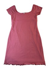  Forever 21 Woman’s Cute Pink Casual Bodycon Dress. Size L new 