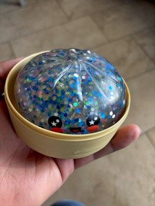 RMS SUPER RARE Rainbow Mystery Glitter Squishy Dumpling OPENED BUT NEVER USED