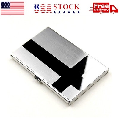 Pocket Business Card Case Name Credit ID Metal Box Keeper Holder Stainless Steel
