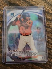 2020 BOWMAN CHROME MARCO LUCIANO GLIMPSES OF GREATNESS 38/250 BASEBALL Giants