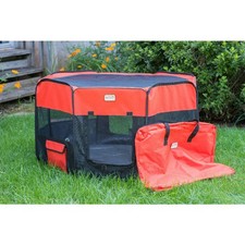 Portable Pet Playpen for Dogs and Cats with Waterproof Mat Easy Setup Indoor