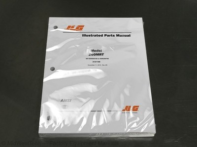 JLG 260MRT Scissor Lift Parts Manual Exploded View Catalog Diagram Book