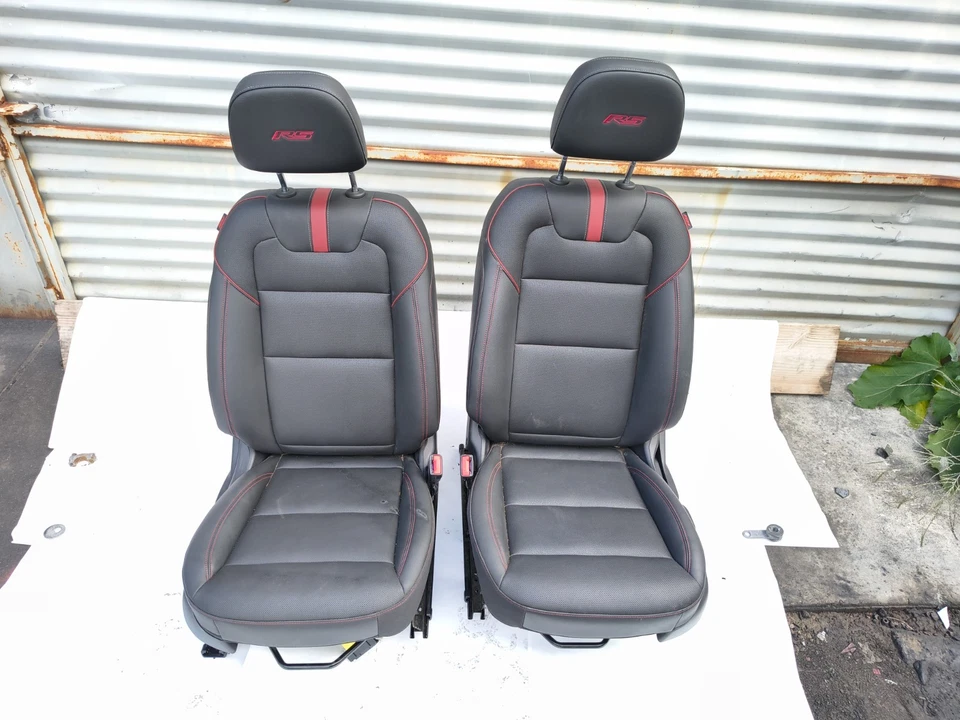 Juego de asientos delanteros izquierdo y derecho Chevrolet Trax RS 2024-2025 cuero negro OEM Foto 3 de 4