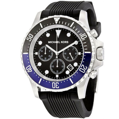 Michael Kors MK8365 Men's Everest Quartz Black Dial Watch