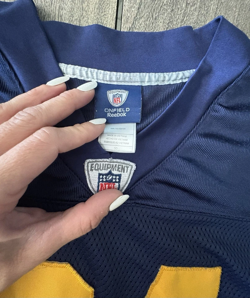 钢人队 Reebok 男式 Darrelle Revis NFL 足球球衣 #24,复古 50 — 第 3/4 张图片