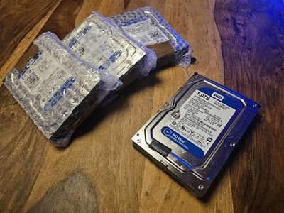 4x WD Blue Hard Drive 1 TB HDD Festplatten 3,5''