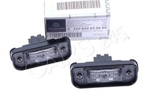 Original MERCEDES W220 Stufenheck Kennzeichenleuchte 2 Stk 2208200356