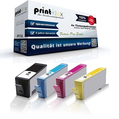 4x High Quality Tintenpatronen für HP OfficeJet-6500-A-Plus C Future Pro